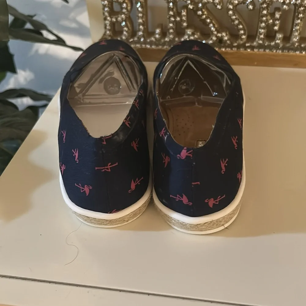 Aerosoles Flamingo Print Espadrilles size 8.5, spring & summer ready NWOT
